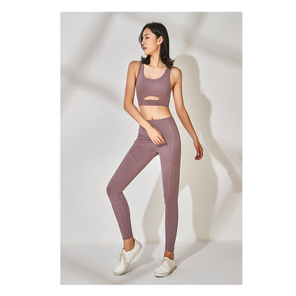 Cut out sports bra