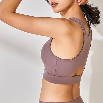 Cut out sports bra