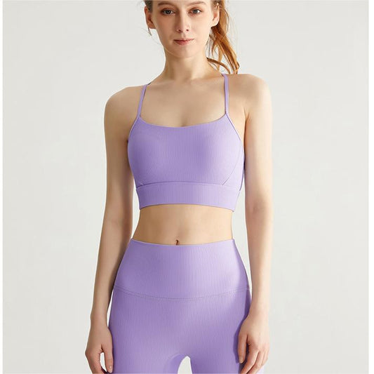 Spaghetti strap sports bra