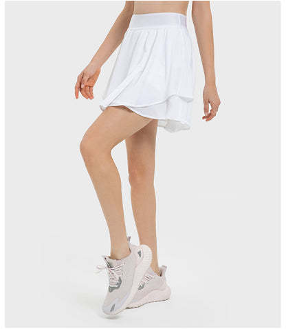 Layered skort