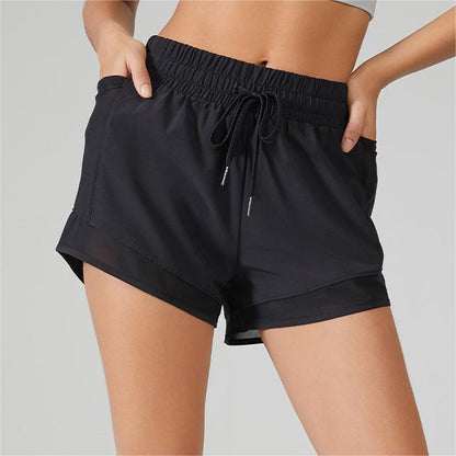 Quick drying mesh running shorts
