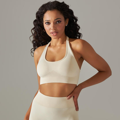 Seamless sports bra