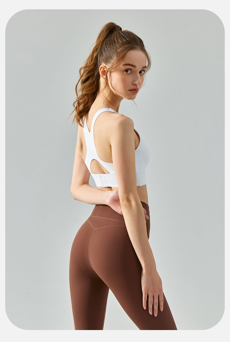 Seamless high support bra