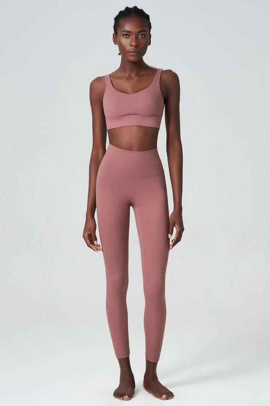 Matching Two Piece bra and leggings set