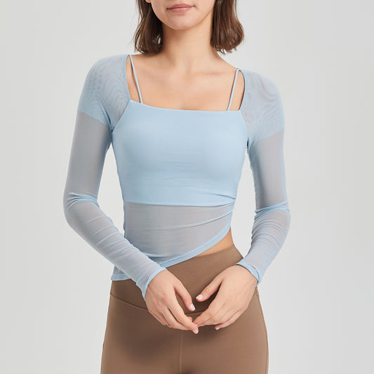 Faux Two Piece full sleeve top