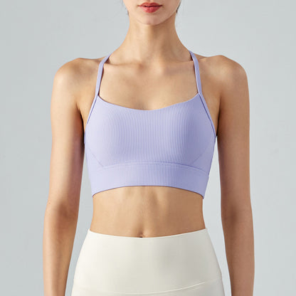 Spaghetti strap sports bra