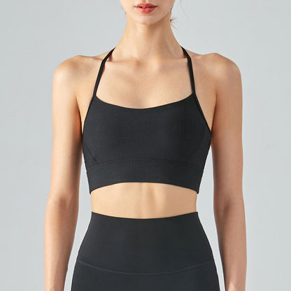 Spaghetti strap sports bra