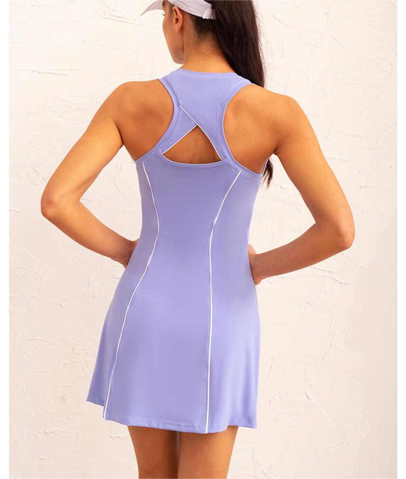 Cut out back tennis dress