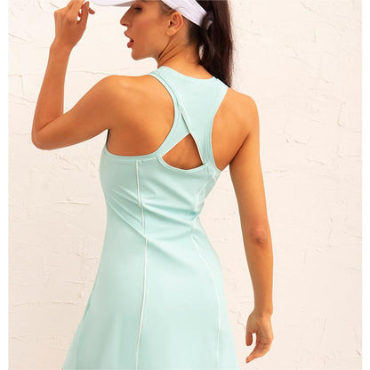Cut out back tennis dress
