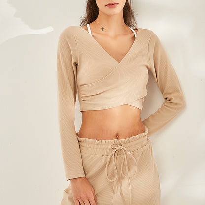 Warm cropped top