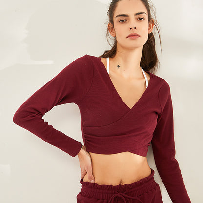 Warm cropped top
