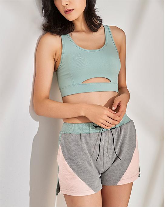 Cut out sports bra