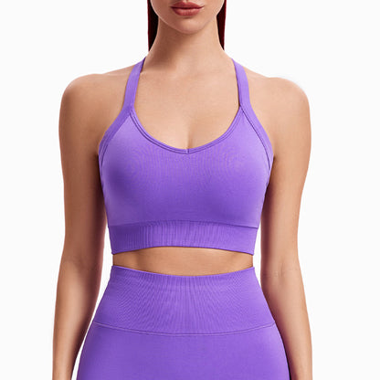 High support U neck bra