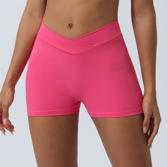 V Waist fitness shorts