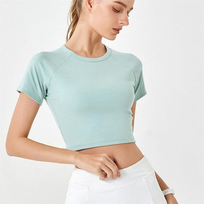 Soft feel cropped top