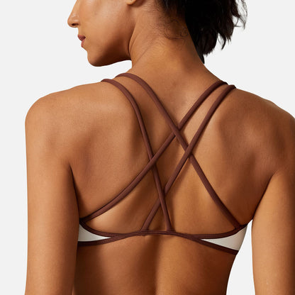 Contrast detail bra and legging separates