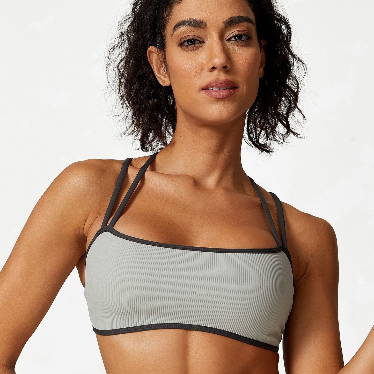 Contrast detail bra and legging separates
