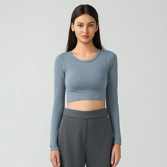 Full sleeve cropped top