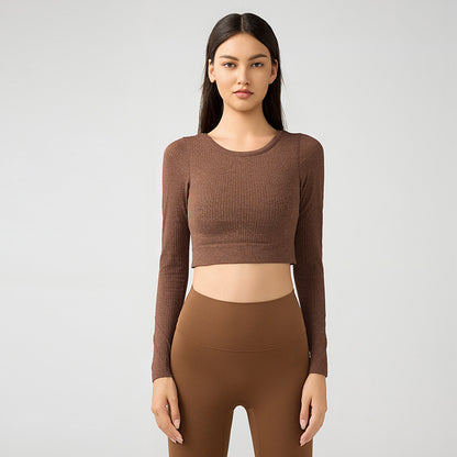 Full sleeve cropped top