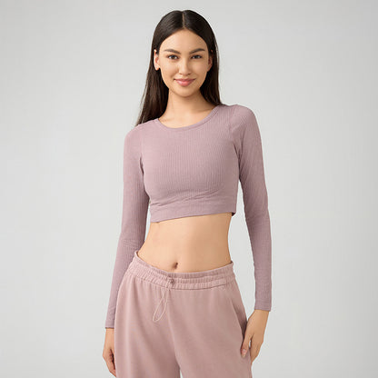 Full sleeve cropped top