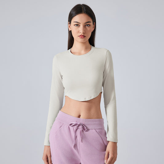 Full sleeve cropped top