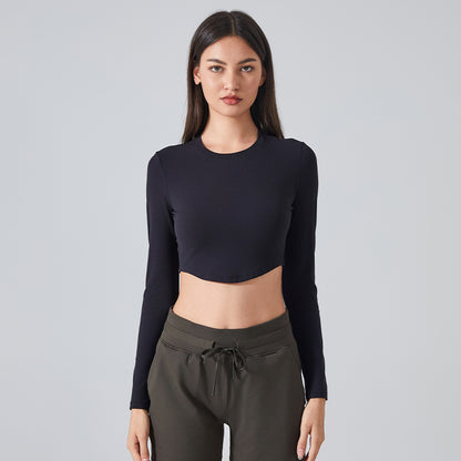 Full sleeve cropped top