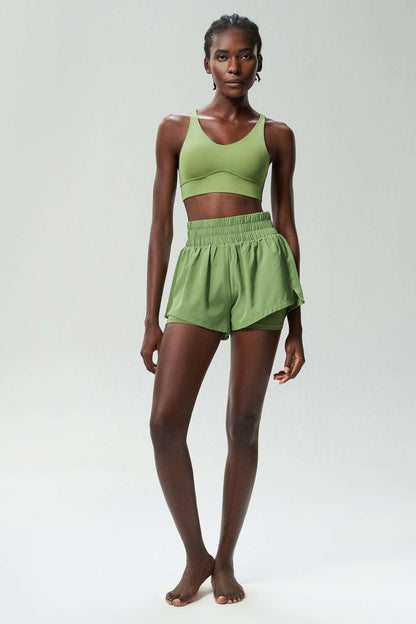 Two piece bra & shorts set