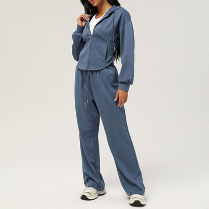 Matching hoodie and sweatpants set