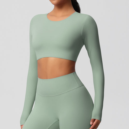 Brushed full sleeve top