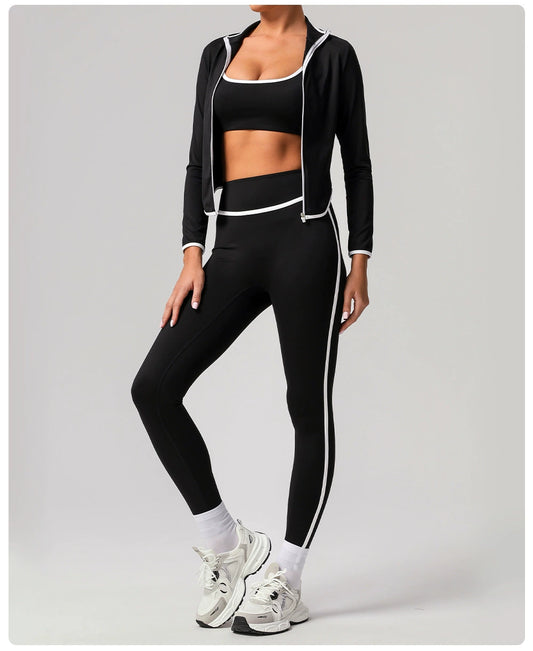 Contrast piping fitness set