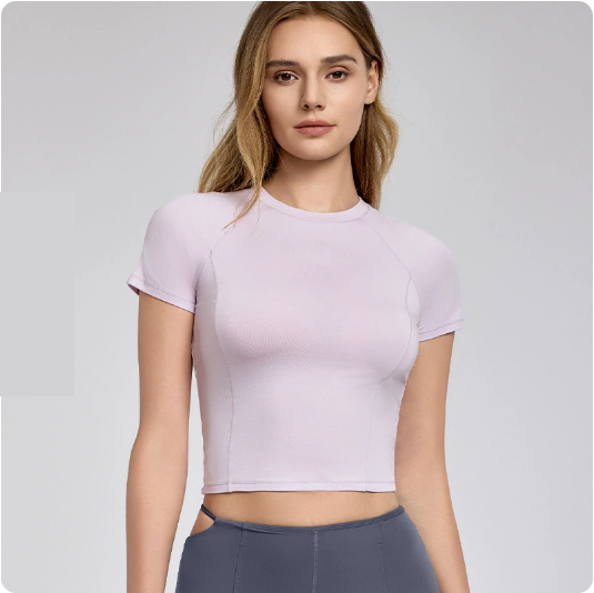 Cropped T shirt