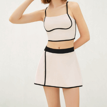 Matching crop top & Skort set