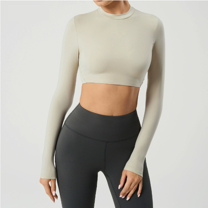 Cropped full sleeve top