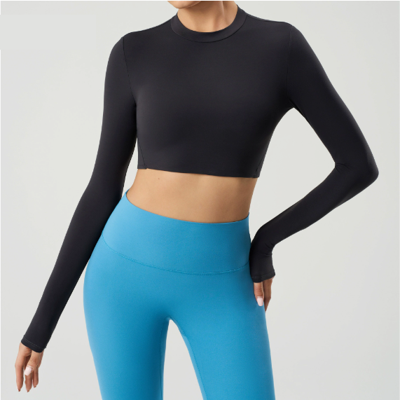 Cropped full sleeve top