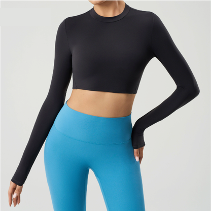 Cropped full sleeve top