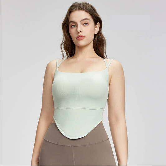 Double strap running vest