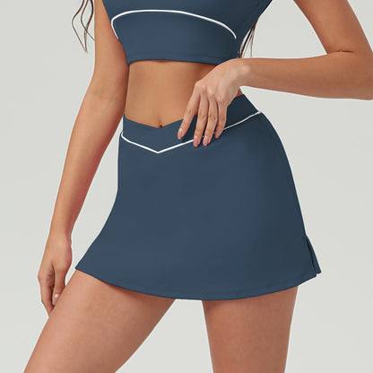V waist Tennis skirt with pocket
