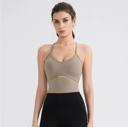 Cut out front vest