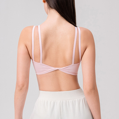 Double strap sports bra