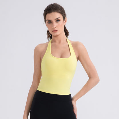 Halter neck vest