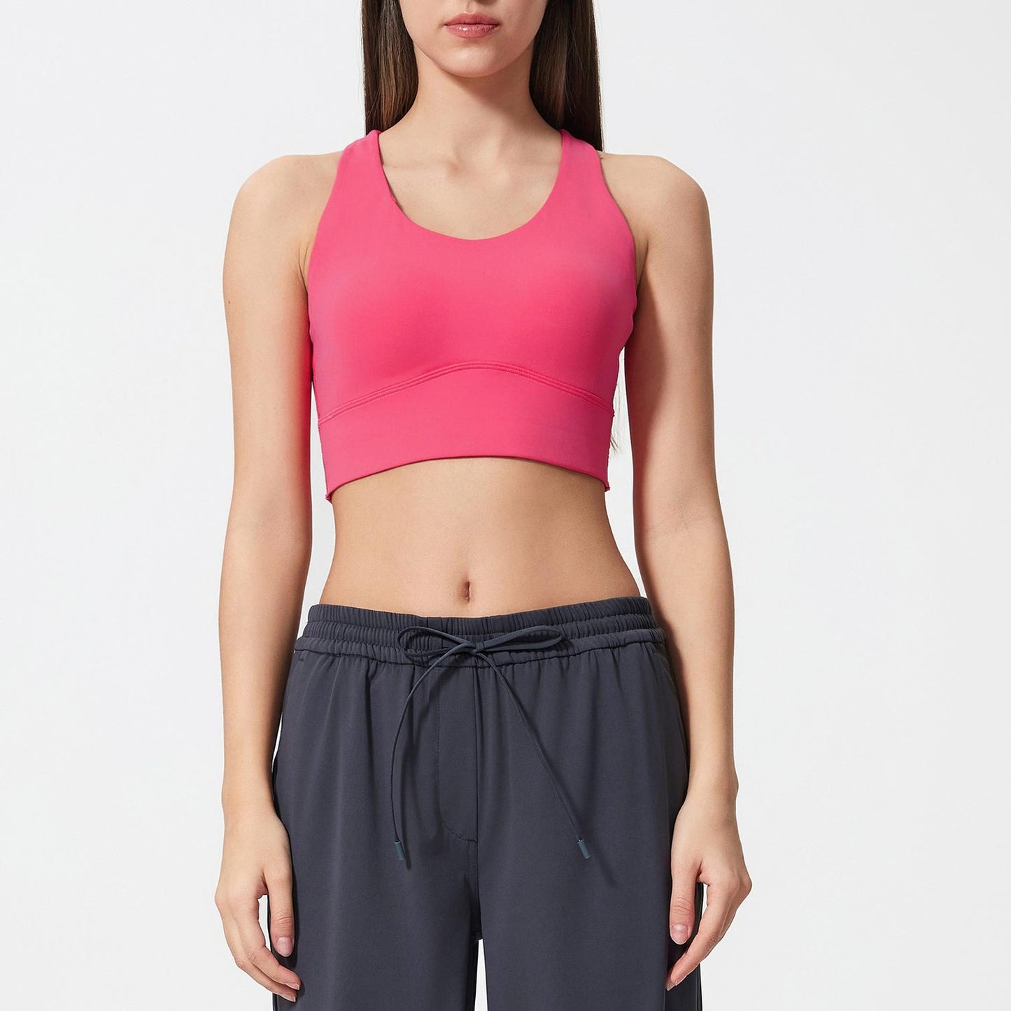 Padded cut out sports bra