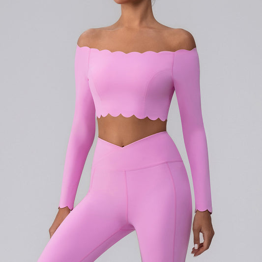 Off shoulder full sleeve top