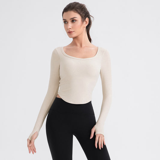 Full sleeve cropped top