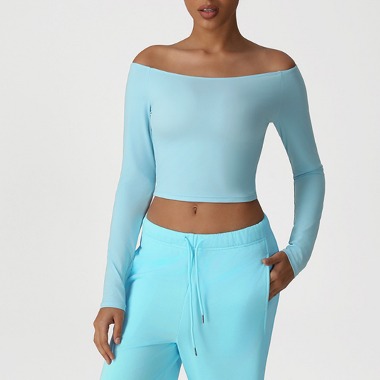 Off shoulder full sleeve top