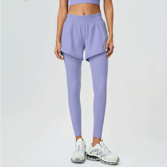 Faux Two Pieces Fitness leggings