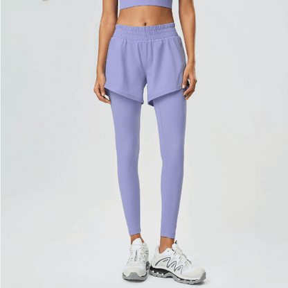 Faux Two Pieces Fitness leggings