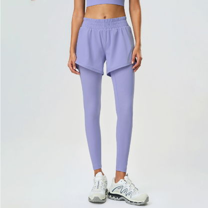 Faux Two Pieces Fitness leggings