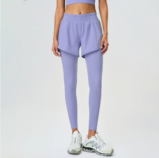 Faux Two Pieces Fitness leggings