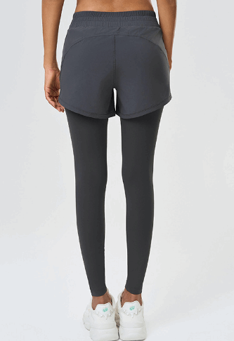 Faux Two Pieces Fitness leggings