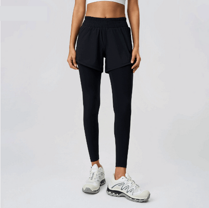 Faux Two Pieces Fitness leggings
